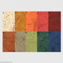 Morušový papír - banánový - světle zelený - 8