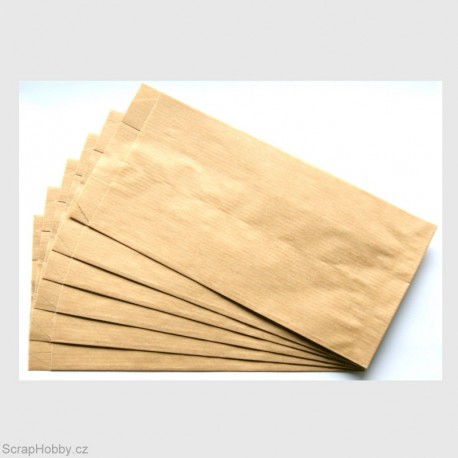 Papírový sáček - recyklovaný 14 x 28 cm