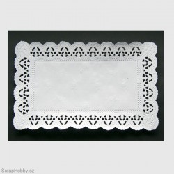 Dekorativní krajka - hranatá - 100 ks