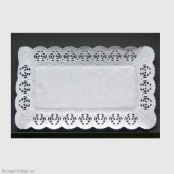 Dekorativní krajka - hranatá - 100 ks