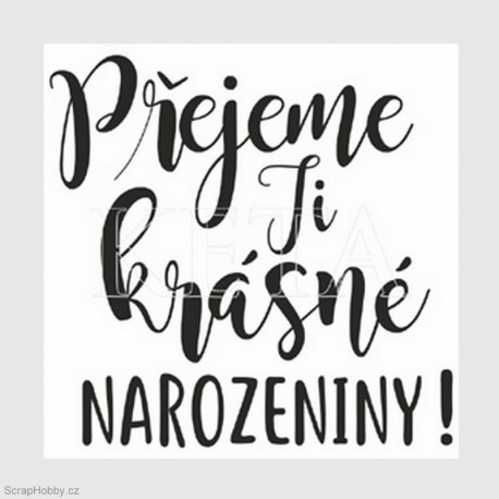 Přejeme Ti krásné narozeniny