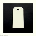 Visačky - obdelníkové - 50ks - smetanové