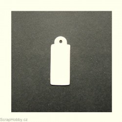 Visačky - obdelníkové - 50ks