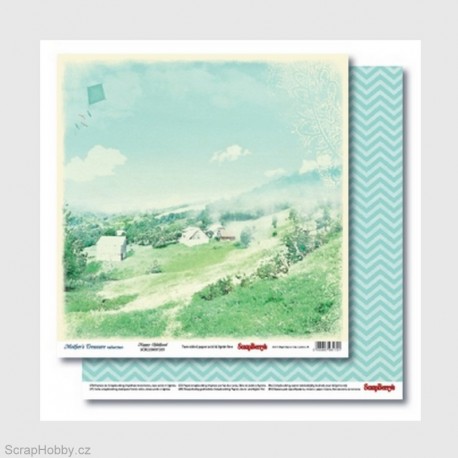 Oboustranný papír - Mother´s Treasure - Happy Childhood