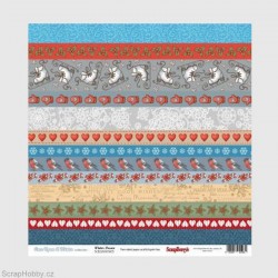 Oboustranný papír - Once Upon A Winter - Winter Dream