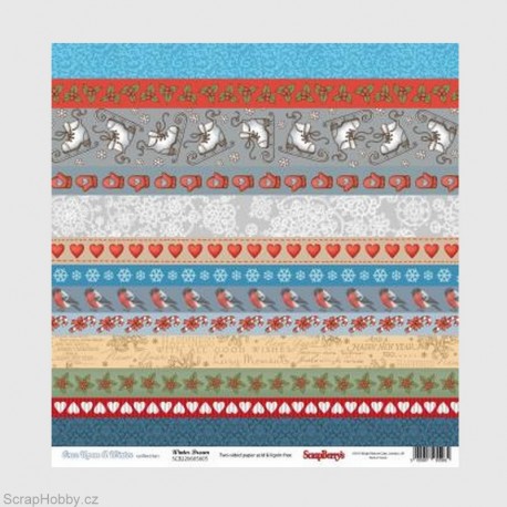 Oboustranný papír - Once Upon A Winter - Winter Dream