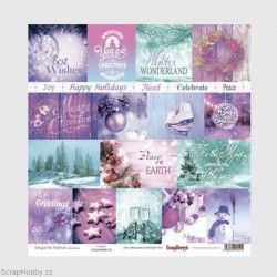 Jednostranný papír - Elegantly Festive - Cards 2