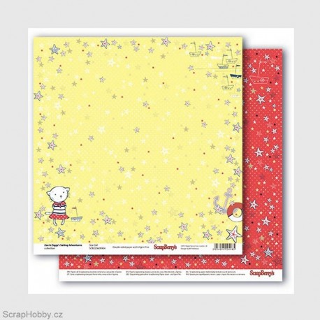 Oboustranný papír - Zoe & Ziggy´s Sailing Adventures - Star Girl