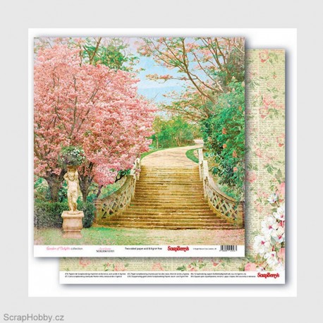 Oboustranný papír - Garden of Delights - Secret Garden