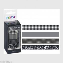 Sada - černo-bílá - 4ks