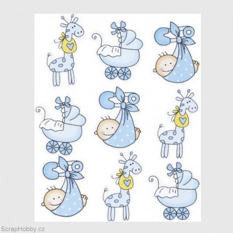 Miminko - modrá sada - 9 ks