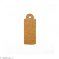 Visačky - obdelníkové - 100ks