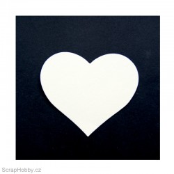 Srdíčko - smetanové (šampaň)