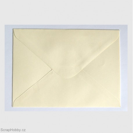Obálky smetanové obdelníkové