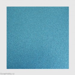 Papír se třpytkami - modrý