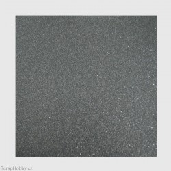 Papír se třpytkami - černý