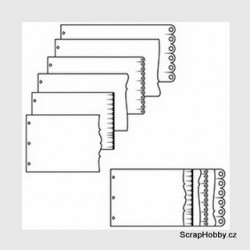 Album obdelníkové - 22 x 11 - 6 listů