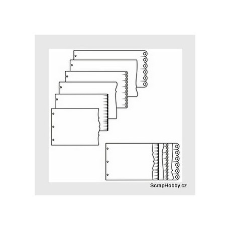 Album obdelníkové - 22 x 11 - 6 listů