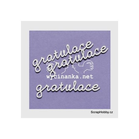 Gratulace - 3ks