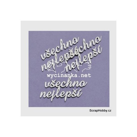 Všechno nejlepší - 3ks