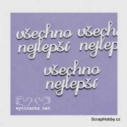 Všechno nejlepší - 3ks