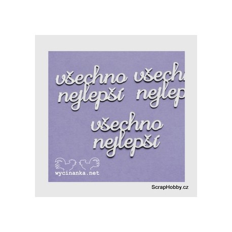 Všechno nejlepší - 3ks