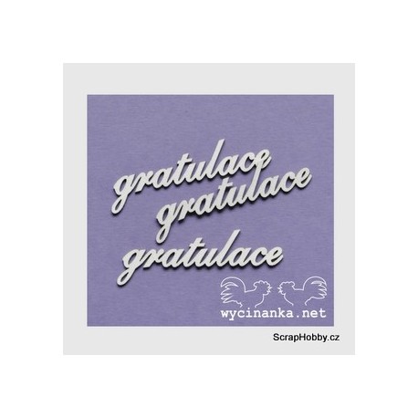 Gratulace - 3ks