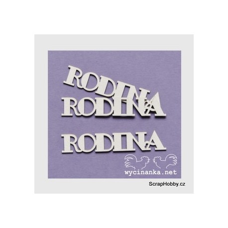 Rodina - 3ks
