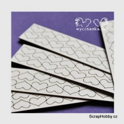 Chipboard - Srdíčka 1. - 100ks