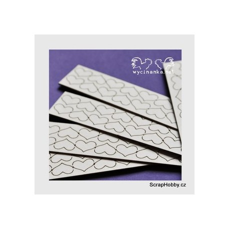 Chipboard - Srdíčka - 100ks