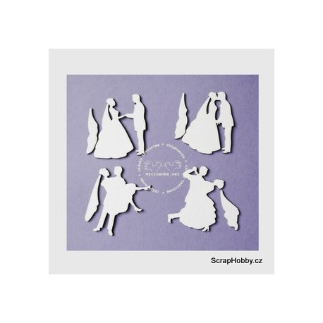 Svatební den - 4 ks.