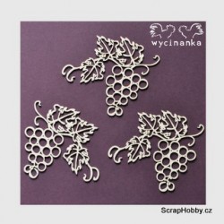 Hroznové víno - 3 ks