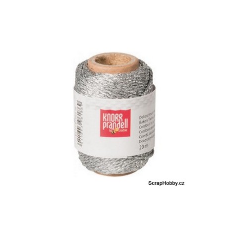 Provázek stříbrný