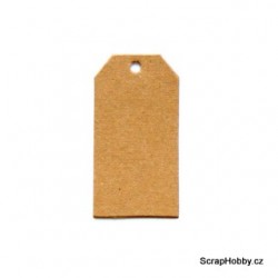 Visačky - obdelníkové - střední - 50ks