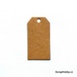 Visačky - obdelníkové - malé - 100ks