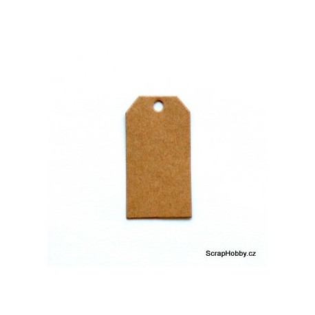 Visačky - obdelníkové - malé - 50ks