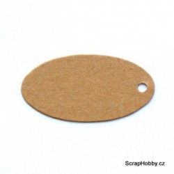 Visačky oválné - 100ks