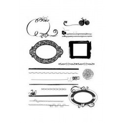 Scrapbooking - Razítka - Ornamenty, rámečky....