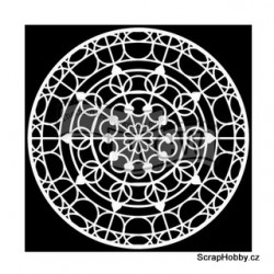 Šablona - Mandala Skylight - 15,24x15,24