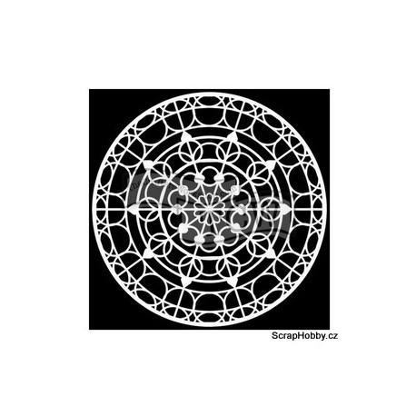 Šablona - Mandala Skylight - 15,24x15,24