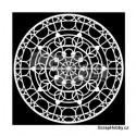 Šablona - Mandala Skylight - 15,24x15,24