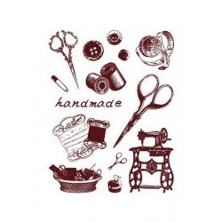 Scrapbooking - Razítka - Nůžky, šití, handmade....