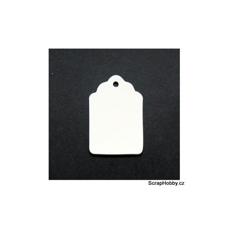 Visačky - s vlnkami - střední - 100ks