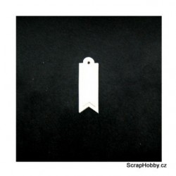 Visačky - 2v1 - 100ks - krémové