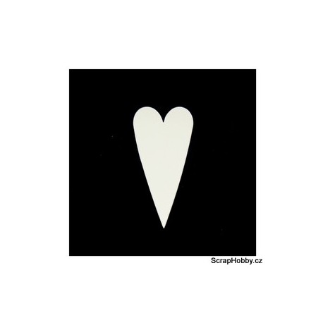 Srdíčka smetanová malá špičatá - 50 ks