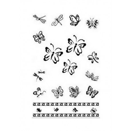 Scrapbooking - Razítka - Motýlci