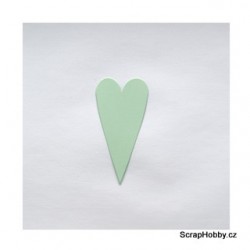 Srdíčka mentolová velká špičatá - 1 ks