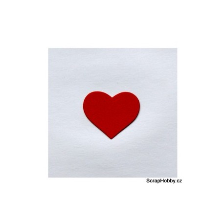 Srdíčka červená velká 50 ks
