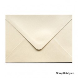 Obálky perleťové krémové II. C6