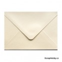 Obálky perleťové krémové II. C6